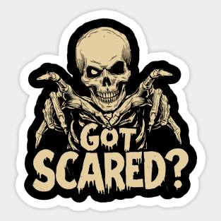Halloween-Vibes Got-Scared Sticker